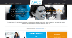 Desktop Screenshot of apcc.org.uk