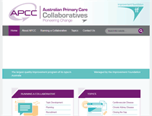 Tablet Screenshot of apcc.org.au